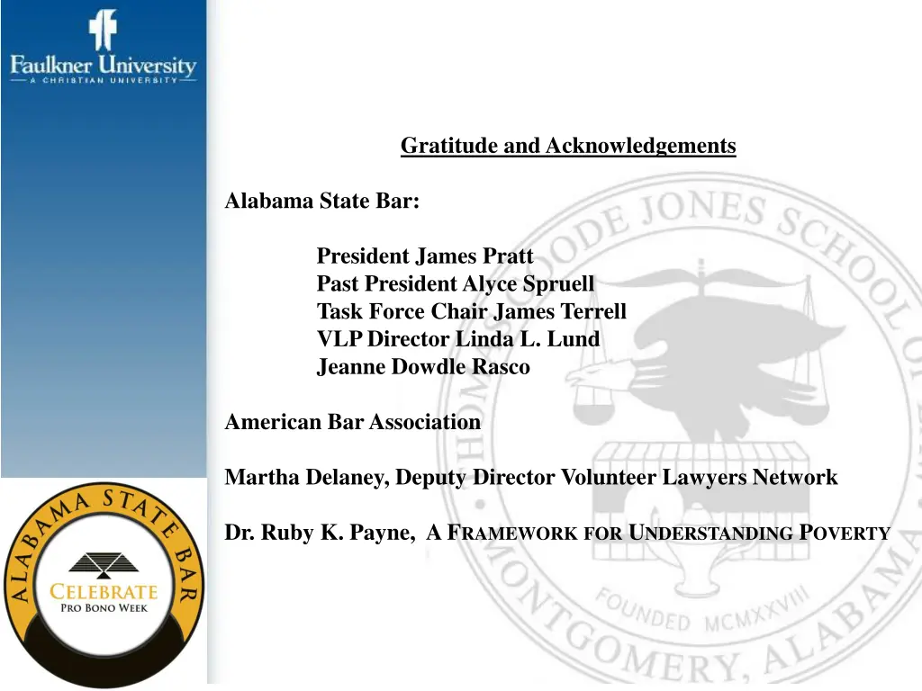 gratitude and acknowledgements