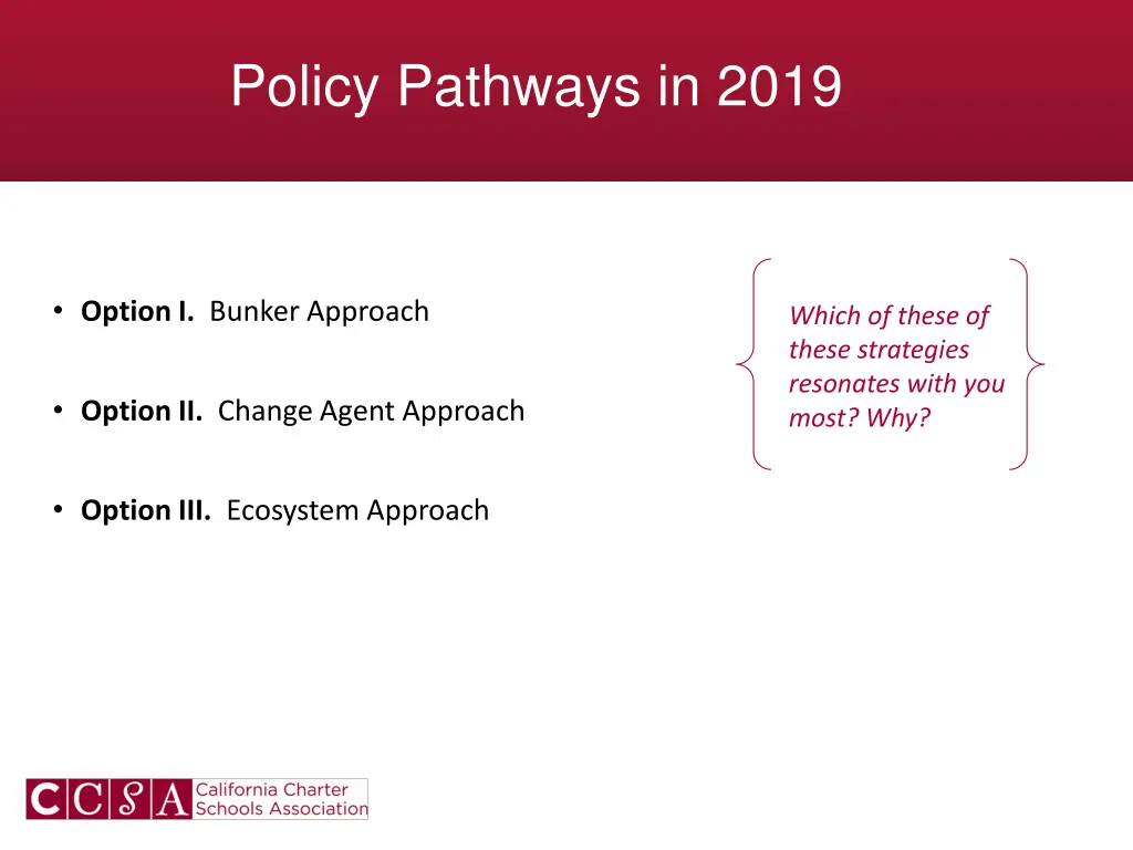 policy pathways in 2019