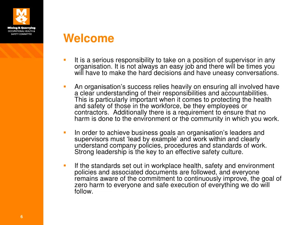 welcome