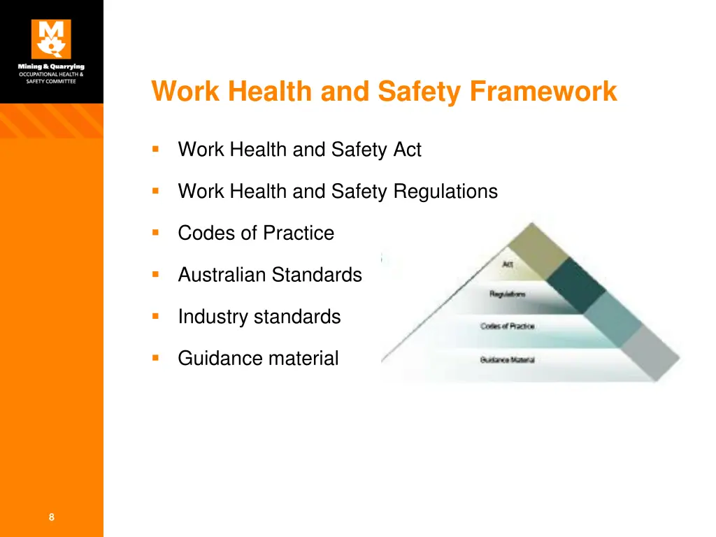work health and safety framework
