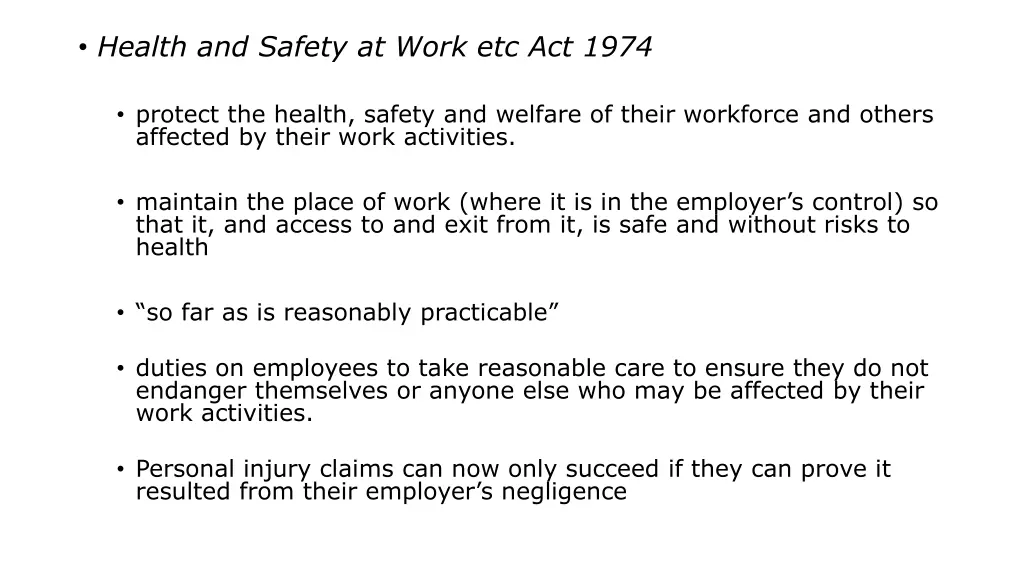 health and safety at work etc act 1974