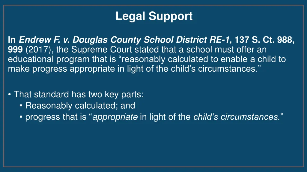 legal support