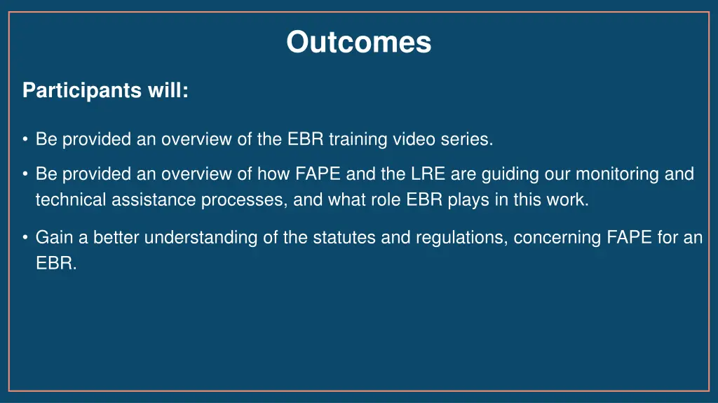 outcomes