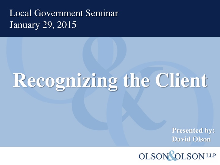 local government seminar january 29 2015