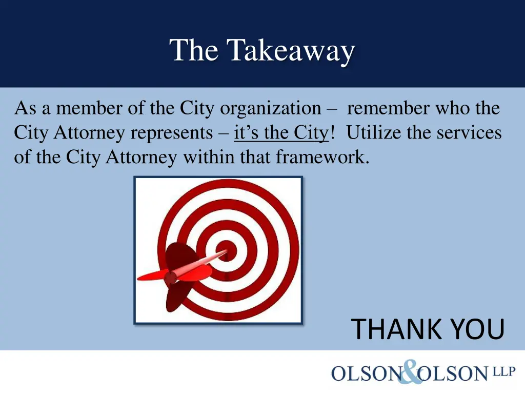 the takeaway