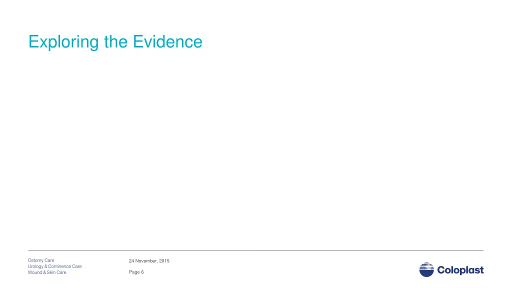 exploring the evidence