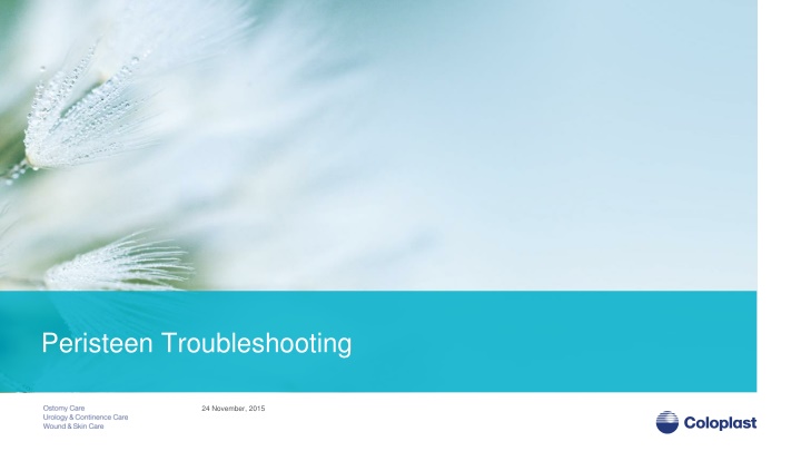 peristeen troubleshooting
