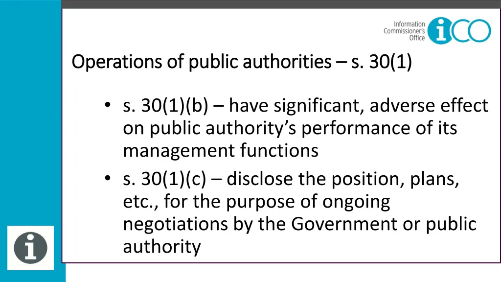 operations of public authorities operations 7