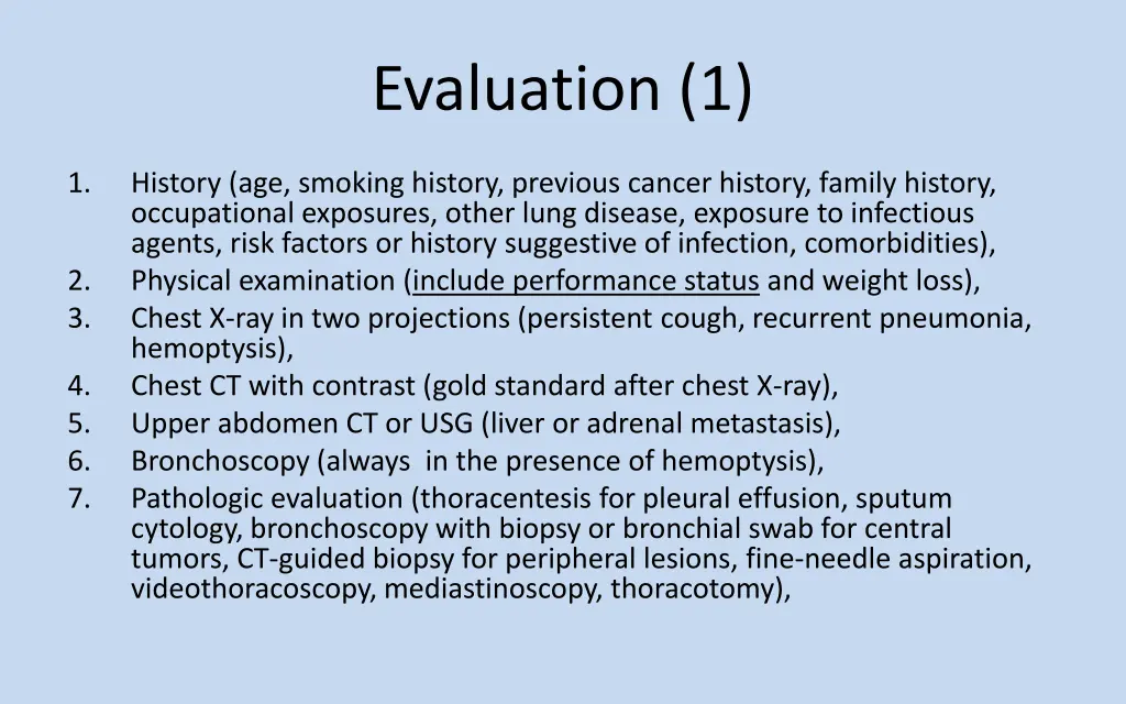 evaluation 1