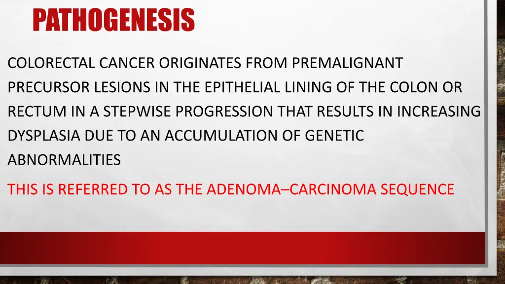 pathogenesis