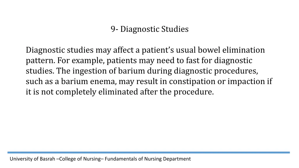 9 diagnostic studies