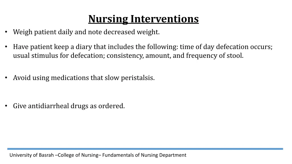 nursing interventions 1