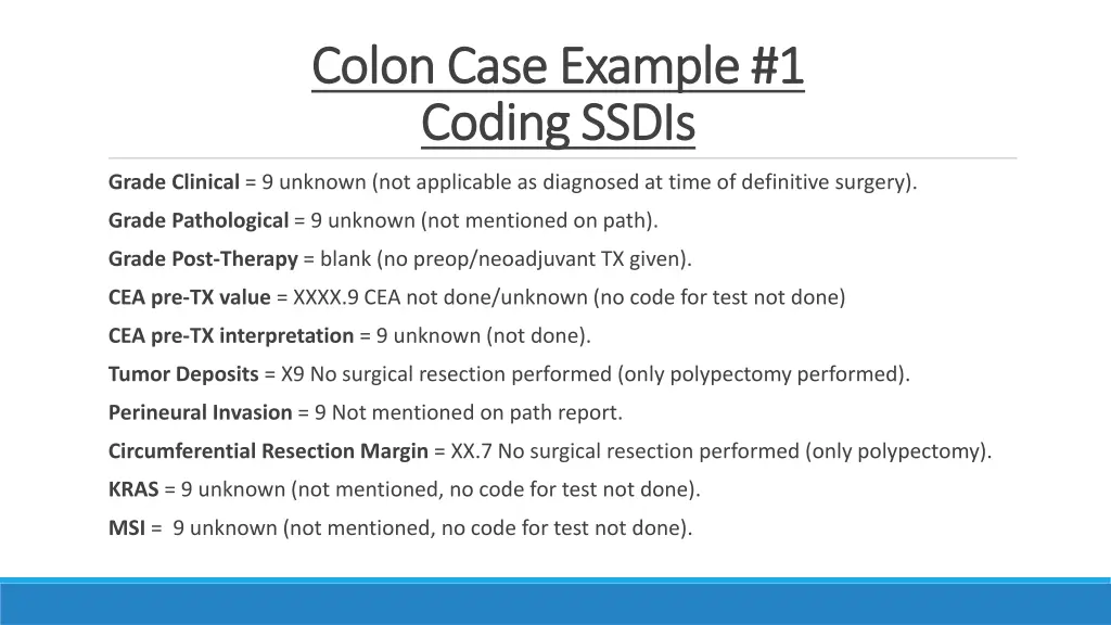 colon case example 1 colon case example 1 coding 2