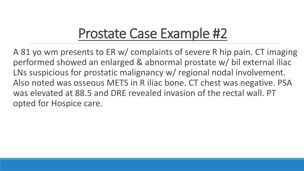 prostate case example 2 prostate case example 2