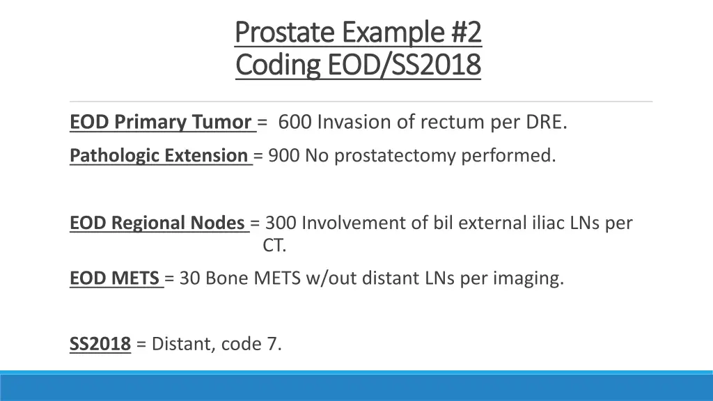 prostate example 2 prostate example 2 coding 1