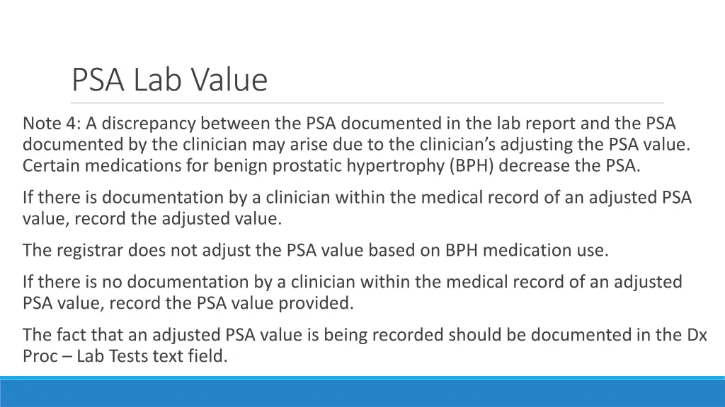 psa lab value 1