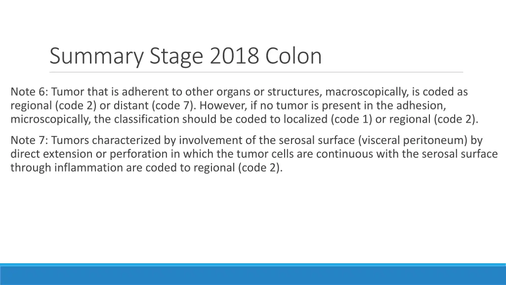 summary stage 2018 colon 1