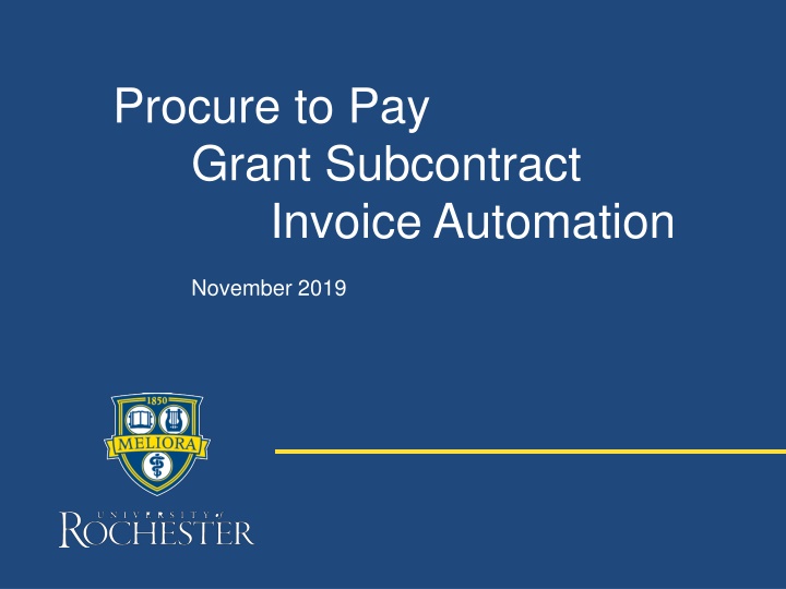 procure to pay grant subcontract invoice