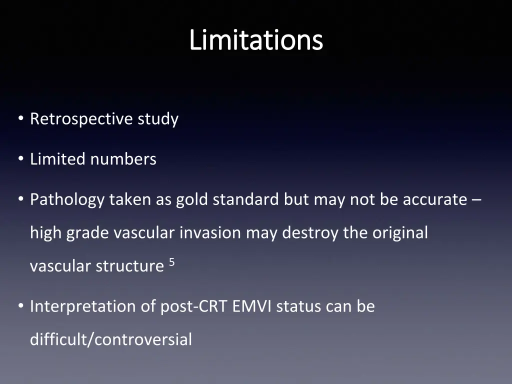 limitations limitations