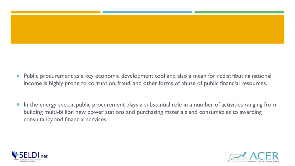 public procurement as a key economic development