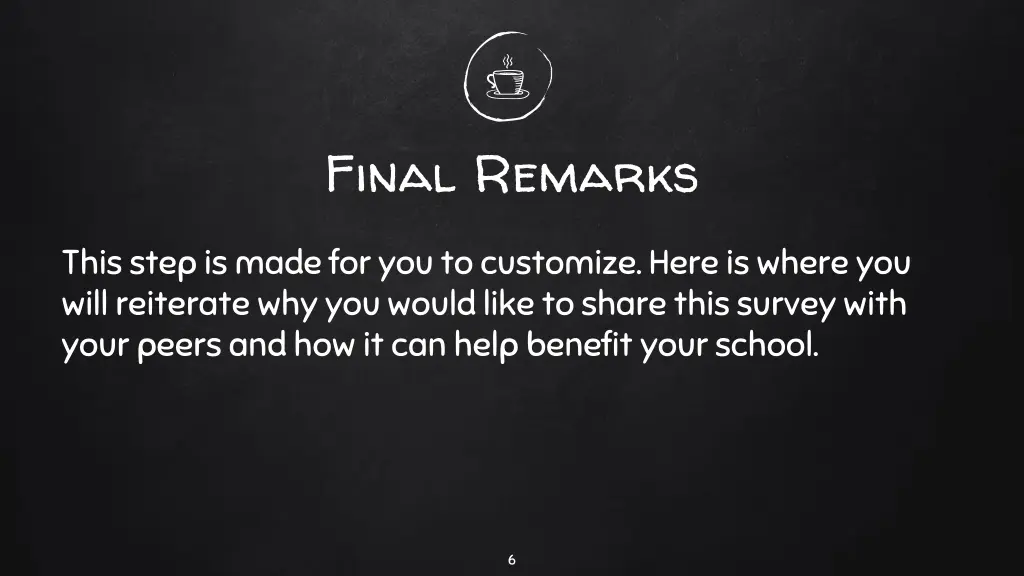 final remarks