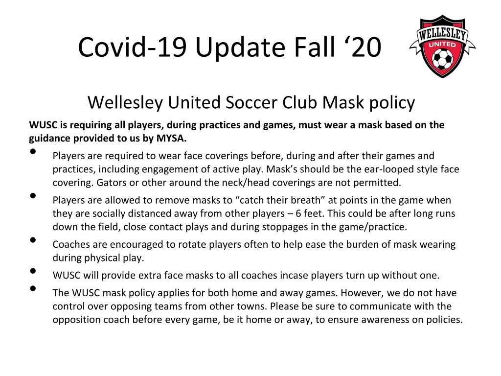 covid 19 update fall 20 2