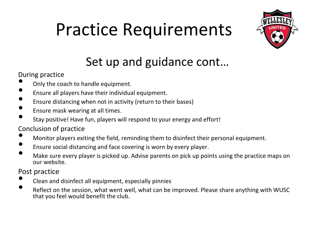 practice requirements 1