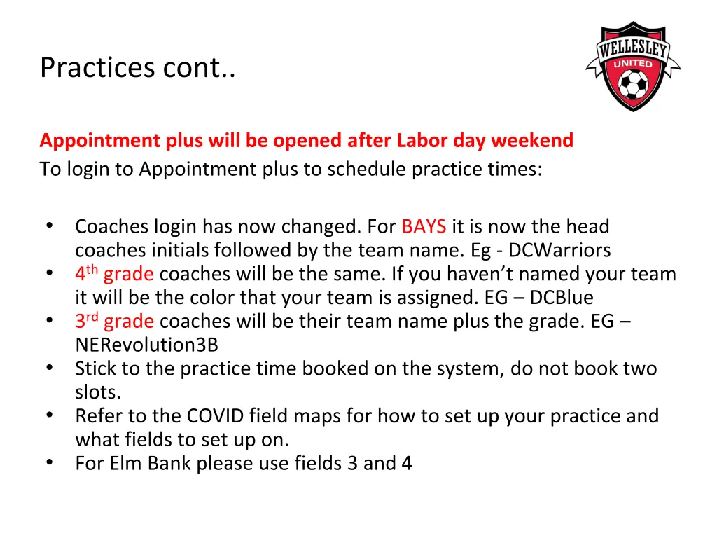 practices cont