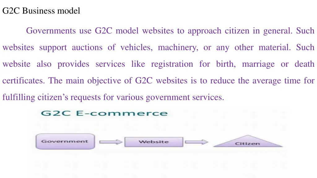 g2c business model
