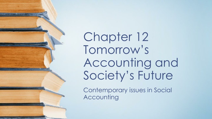 chapter 12 tomorrow s accounting and society
