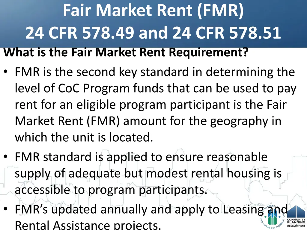 fair market rent