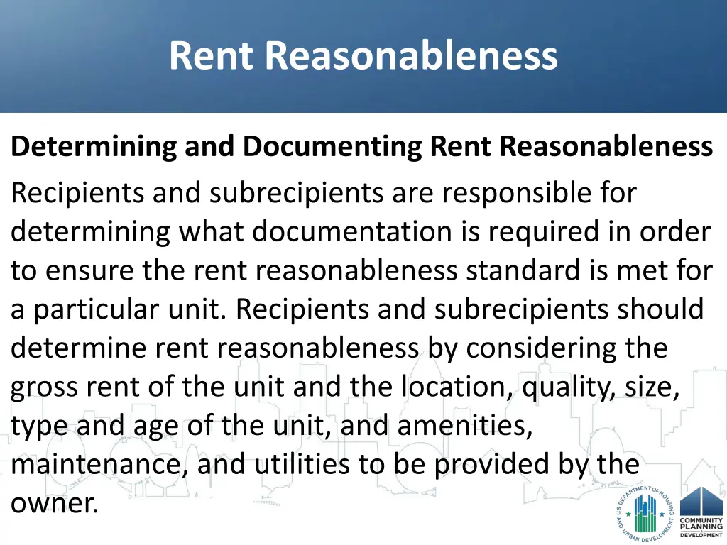 rent reasonableness 1