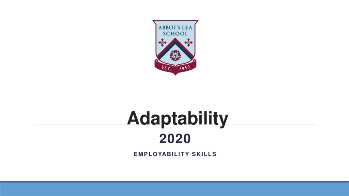 adaptability 2020