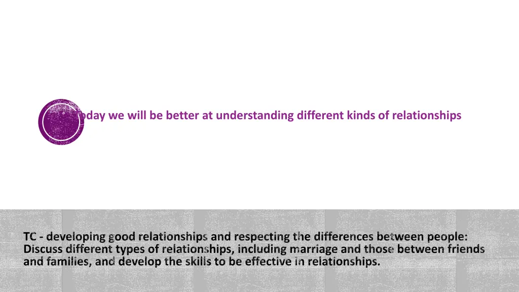 today we will be better at understanding