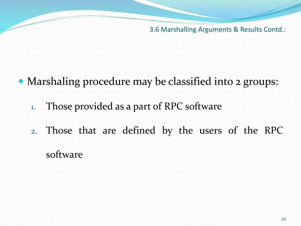 3 6 marshalling arguments results contd