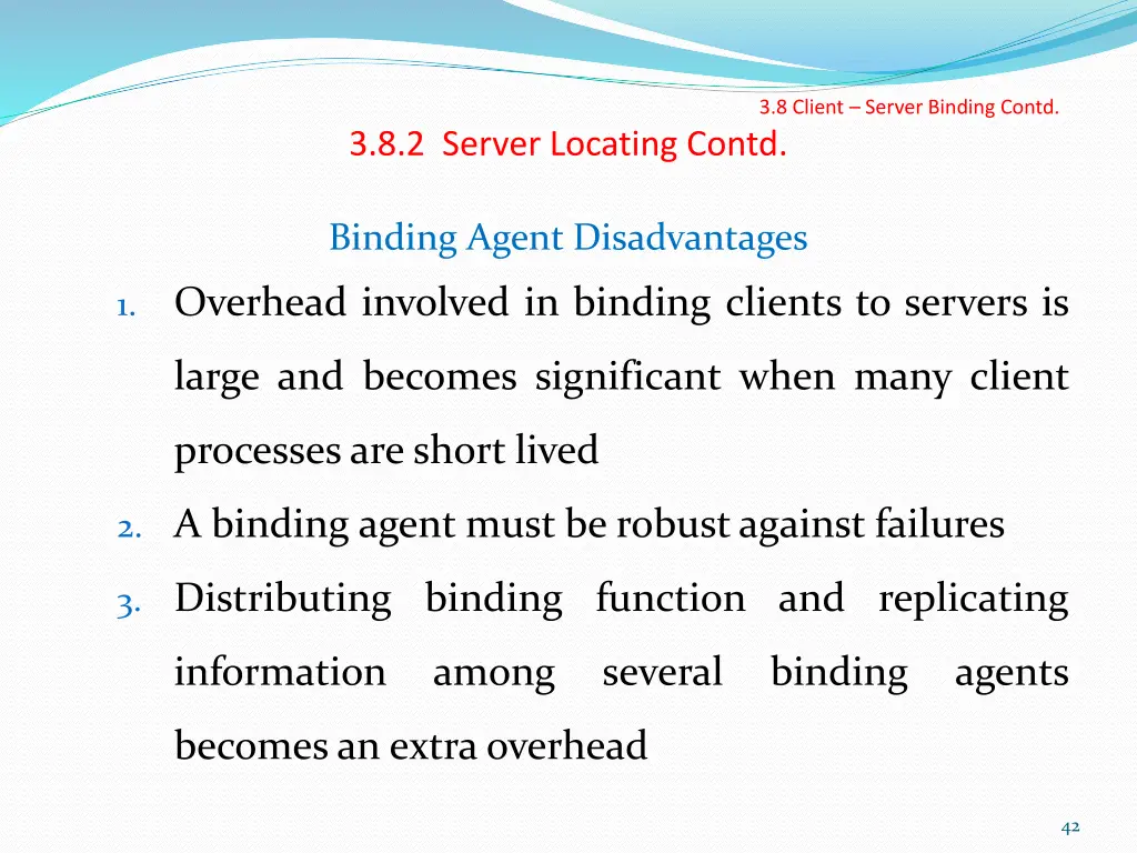 3 8 client server binding contd 9