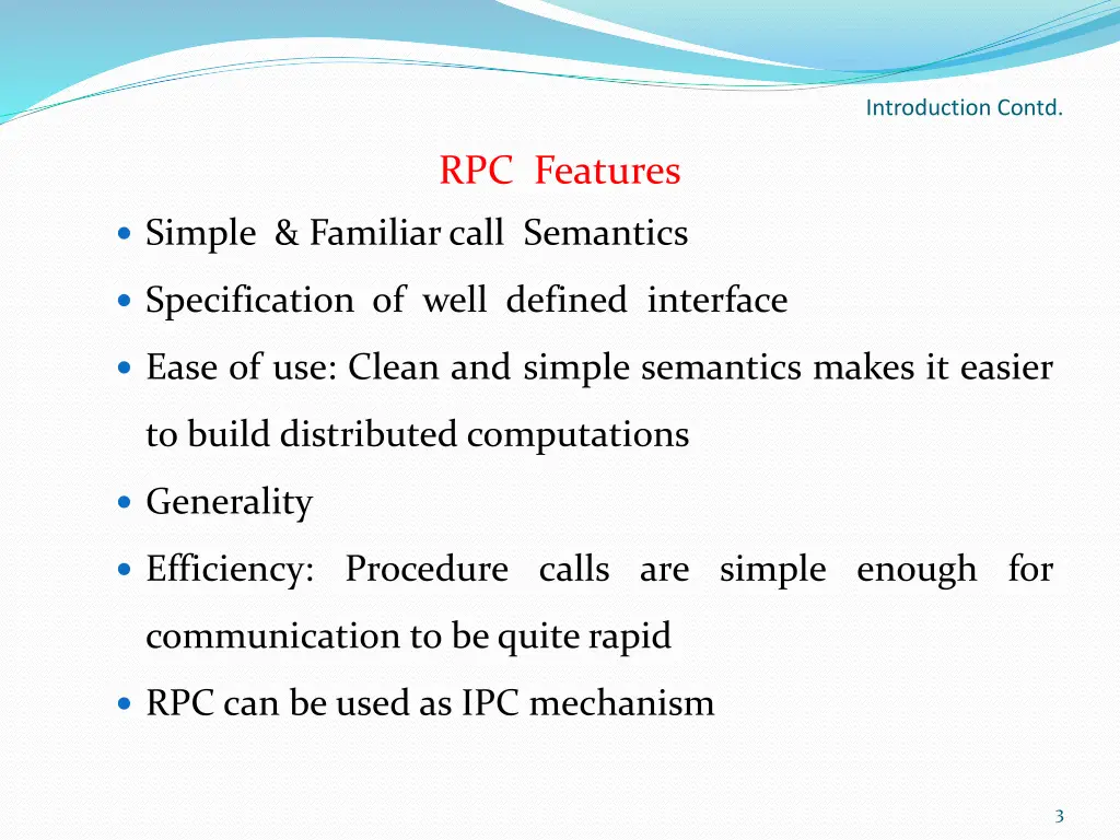 introduction contd