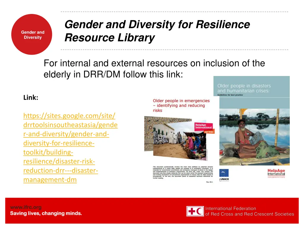gender and diversity for resilience resource