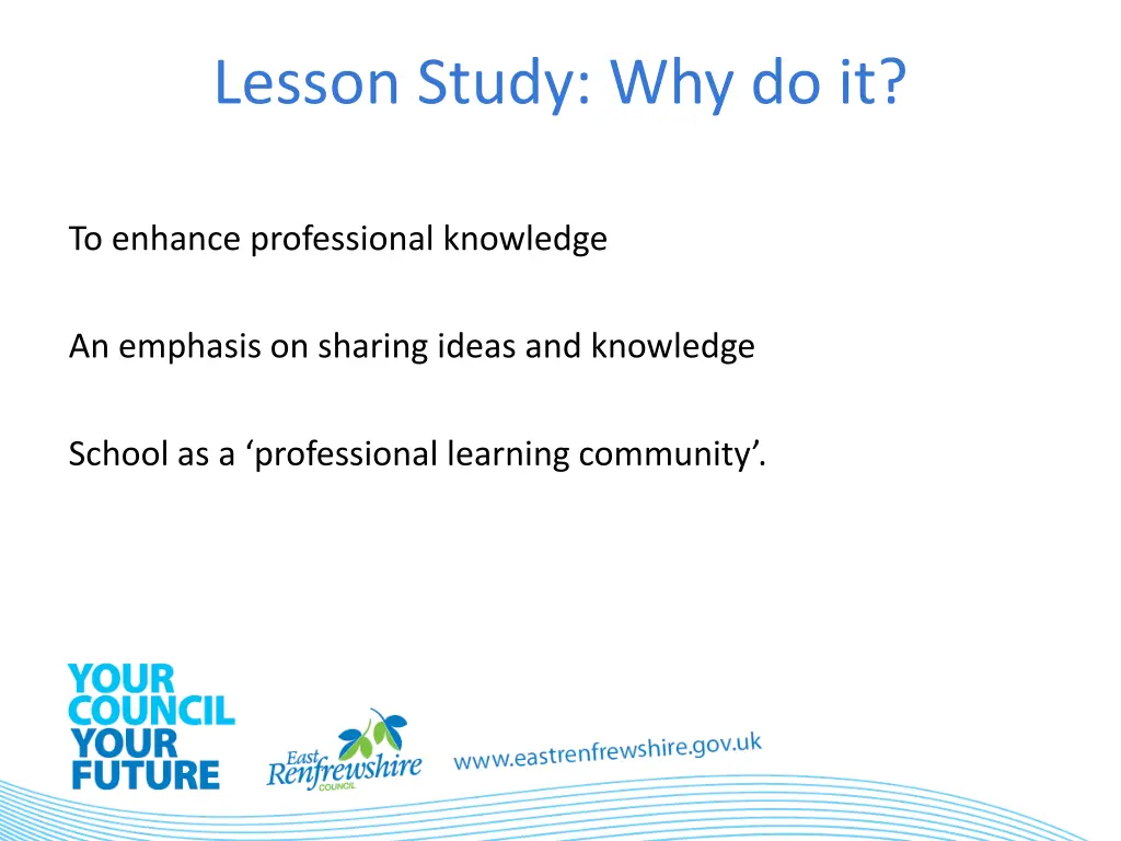 lesson study why do it