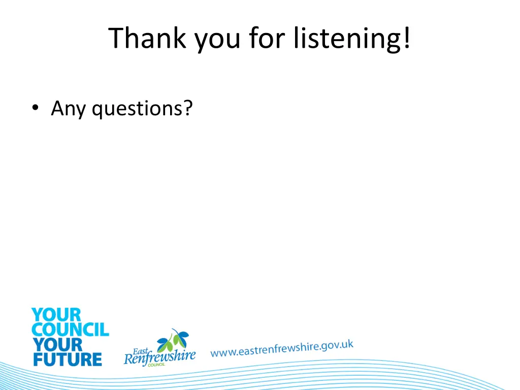 thank you for listening