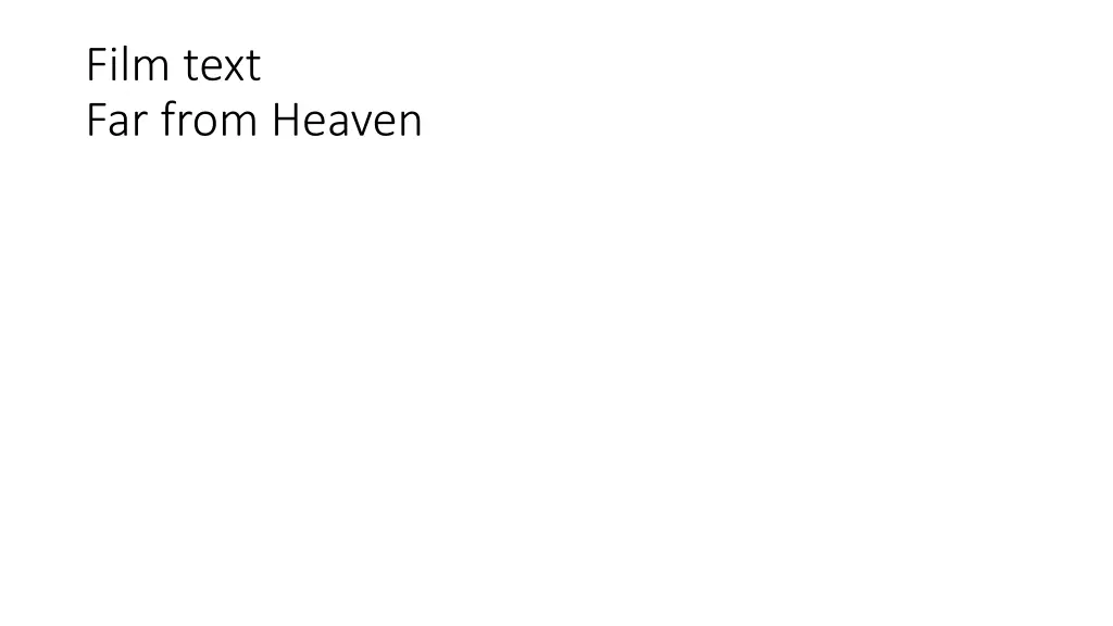 film text far from heaven