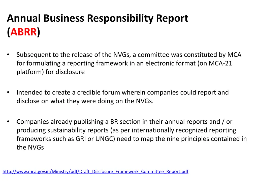 annual business responsibility report abrr