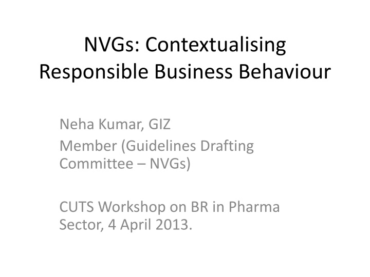 nvgs contextualising responsible business