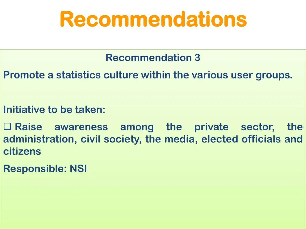 recommendations recommendations 3