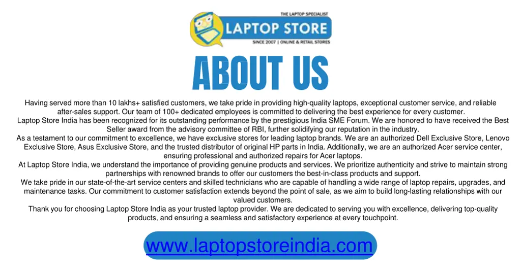 having served more than 10 lakhs satisfied