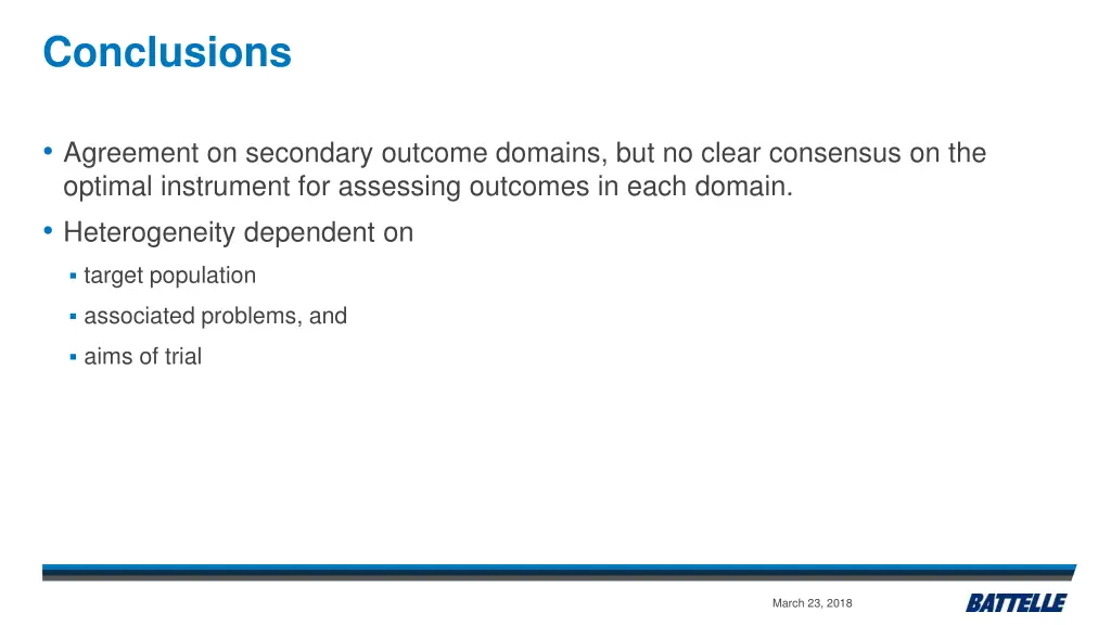 conclusions