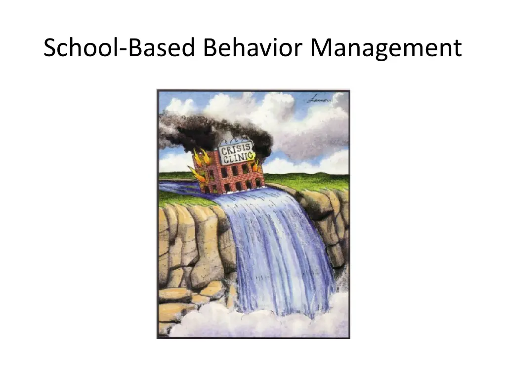 school based behavior management