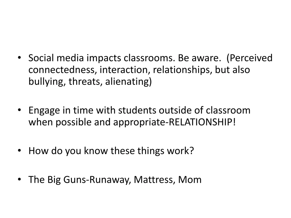 social media impacts classrooms be aware