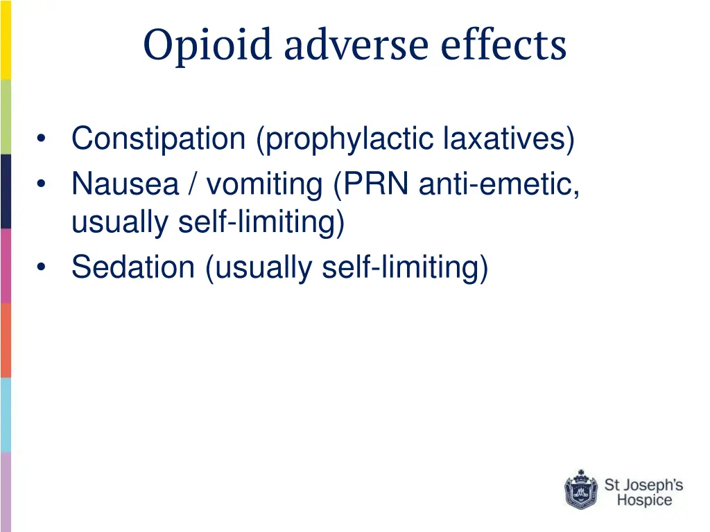opioid adverse effects