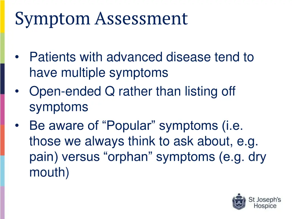 symptom assessment